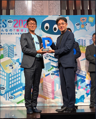 PCA AWARD 2026 表彰式の様子(株式会社CMC 長谷川忠利)